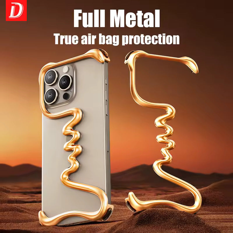 One Line Luxury iPhone Case with Minimalist Design