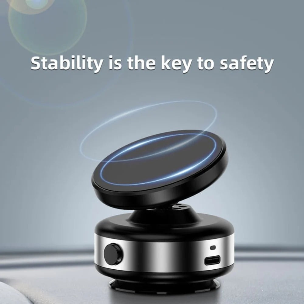 New Vacuum Magnetic Phone Holder With Wireless Charging